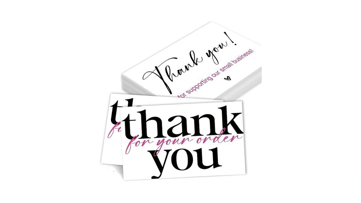 Bwtrvl Thank You Cards For Small Business, Thank You For