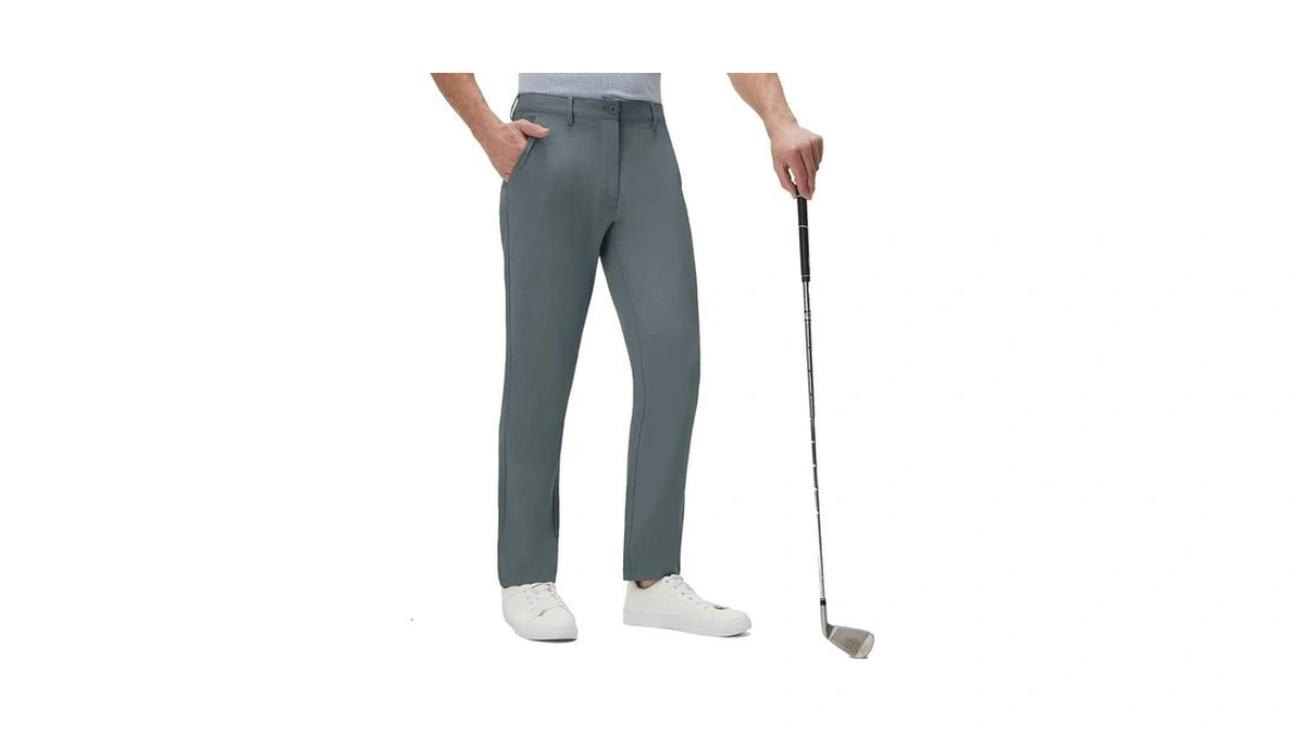 Mens Golf Pants Quick Dry Stretch Dress Work Pants 30"/32"/34"