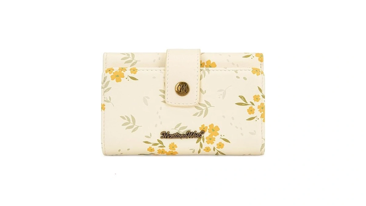 Montana West Small Flower Wallets Woman Trifold Rfid Blocking Wallet