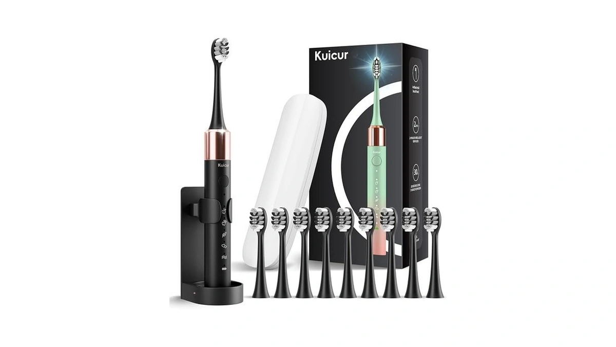 Kuicur Sonic Electric Toothbrush For Adults And Kids, Comes With