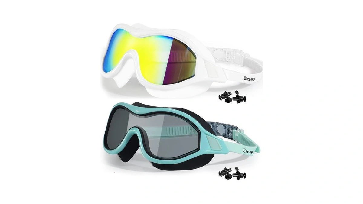 Keary 2 Pack Anti-fog Swimming Goggles For Adult Men Women