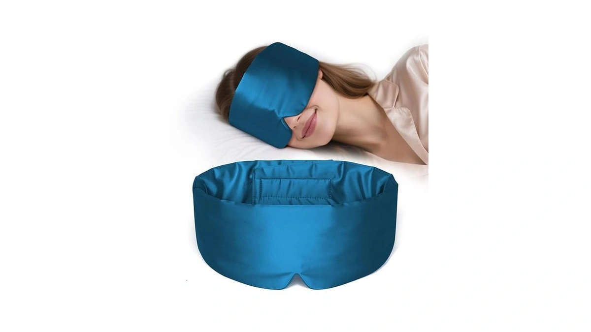 Zenssia Satin Sleep Mask For Women And Men, Lightweight Padded