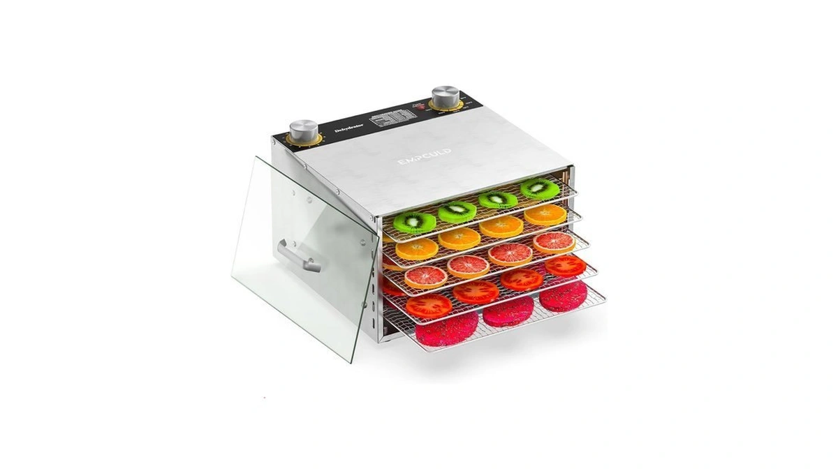 Amazon coupon: Food Dehydrator - 5 Stainless Steel Tray