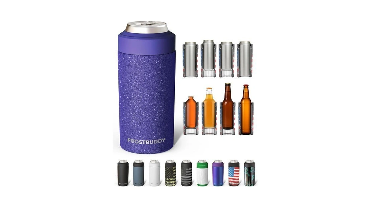 Frost Buddy Universal Can Cooler - Fits Slim Cans, 12