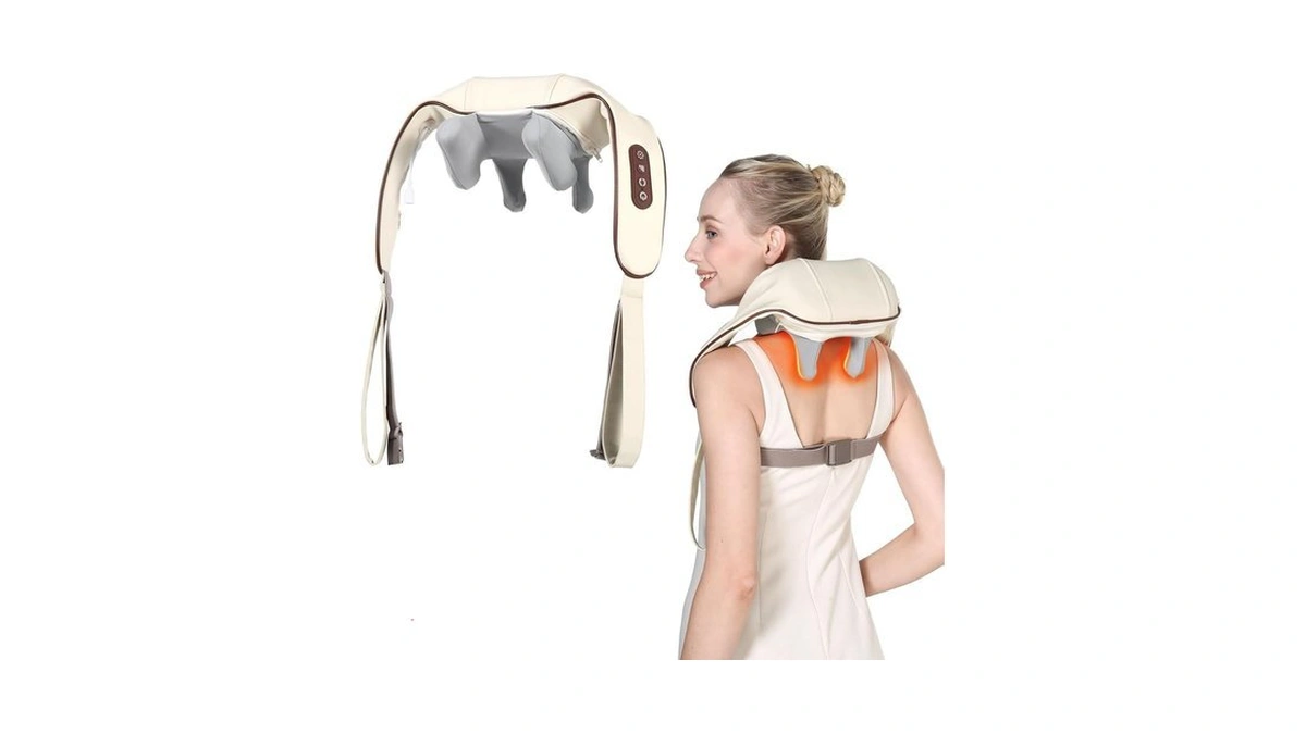 Kppex 4d Deep Cordless Neck Massagers Pillow,shiatsu Shoulder Massager,leg And
