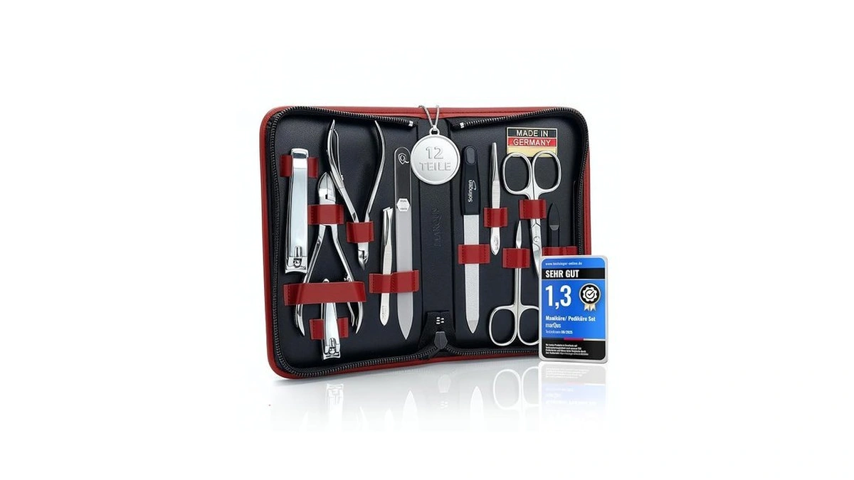 Manicure Set Women And Men – 12-piece Professional Grooming Kit