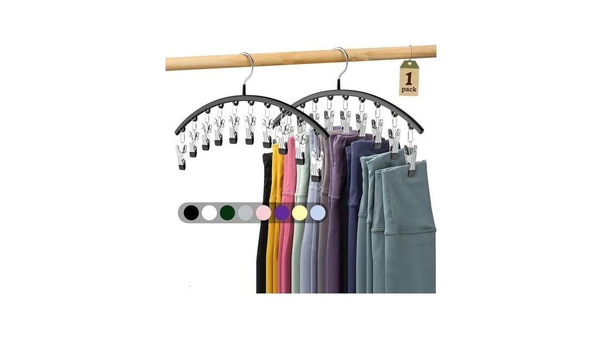 Legging Organizer For Closet, Metal Yoga Pants Hangers 1 Pack