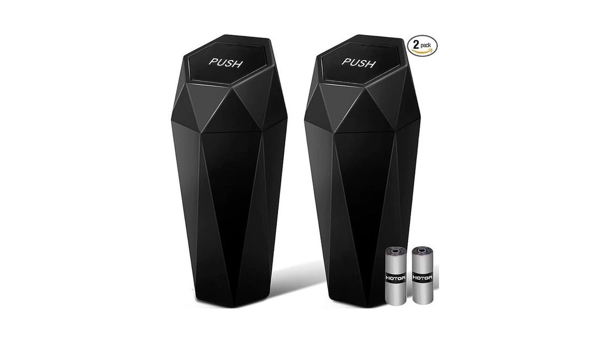 Hotor Car Trash Can With Lid - 2 Pack, Car