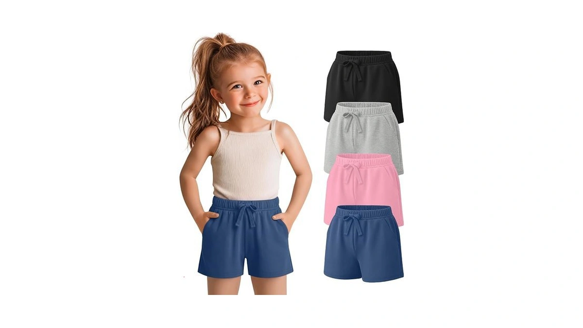 Amazon : Halfchet 4 Pack Toddler Girls Shorts Ber