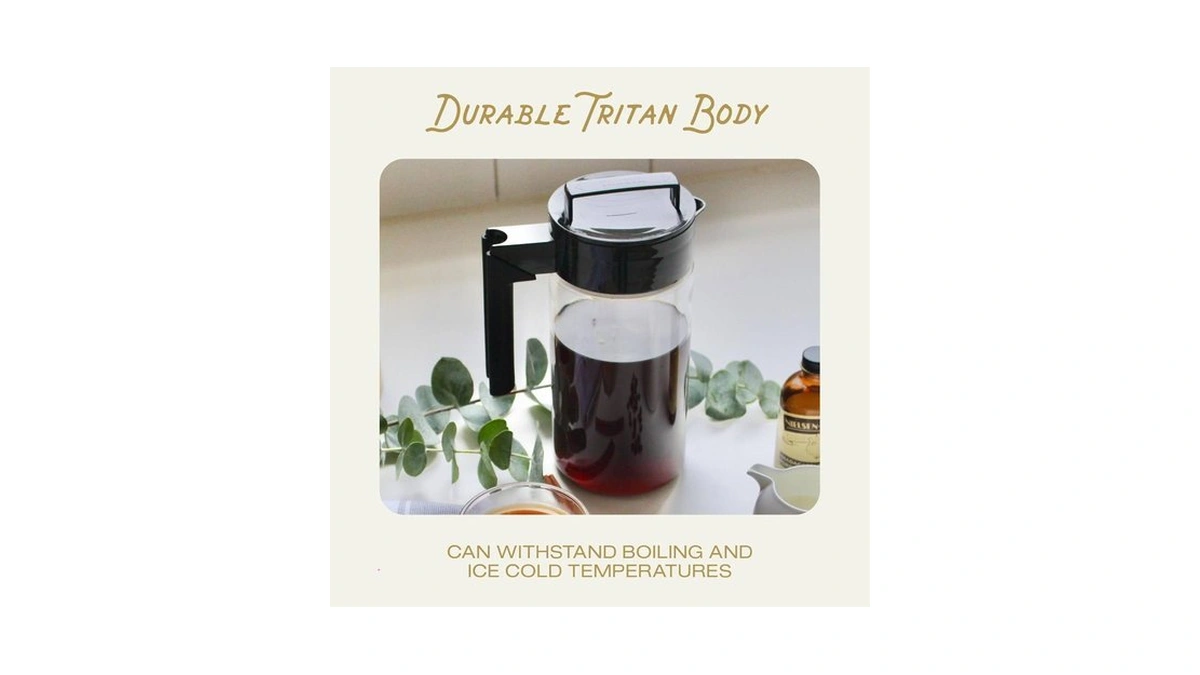 Takeya Deluxe Cold Brew Coffee Maker - Bpa-free Tritan Pitcher