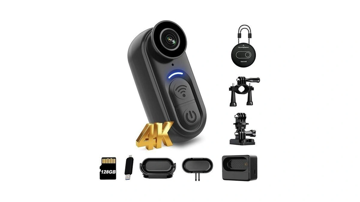 Sixbondscam 4k Mini Body Camera 128gb