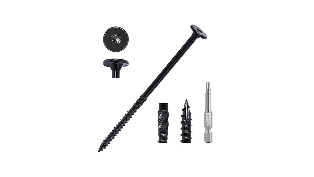 Fixlink #14 X 6 Inch Exterior Deck Screws 55pcs, Heavy