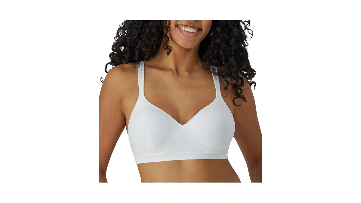 Bali Womens Comfort Revolution Wireless Bra, Full-coverage Wirefree Cool Fabric