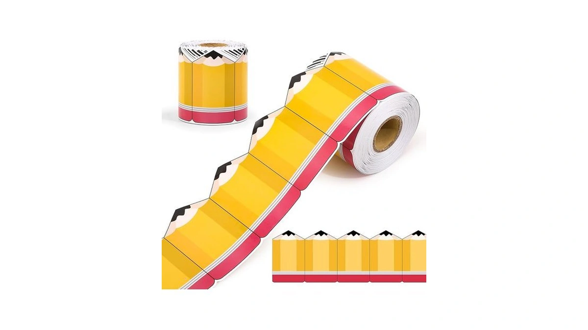 Amazon coupon: 65ft Bulletin Board Borders - Pencil Tri