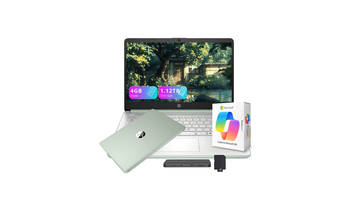 Hp Stream 14" Hd Student&business Laptop With Ai Copilot, Intel