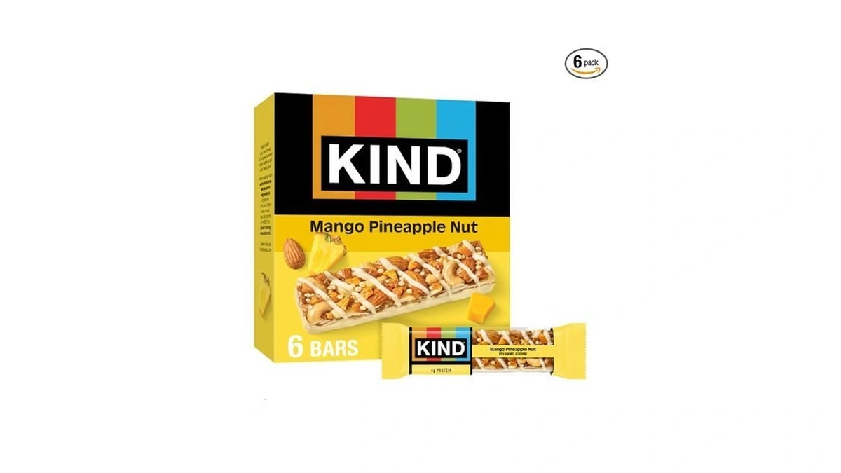 Kind Healthy Snacks Bars, Mango Pineapple Nut, Gluten Free, High