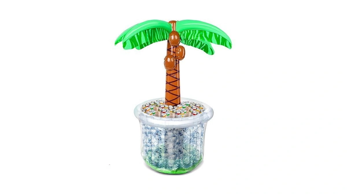 Joyin 60" Inflatable Palm Tree Cooler, Beach Theme Decor, Pool