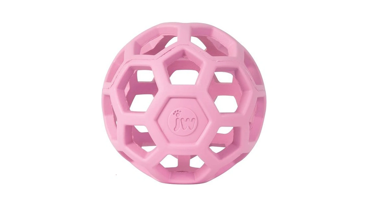 Jw Pet Hol-ee Roller™, Dog Toy Puzzle Ball, Natural Rubber,