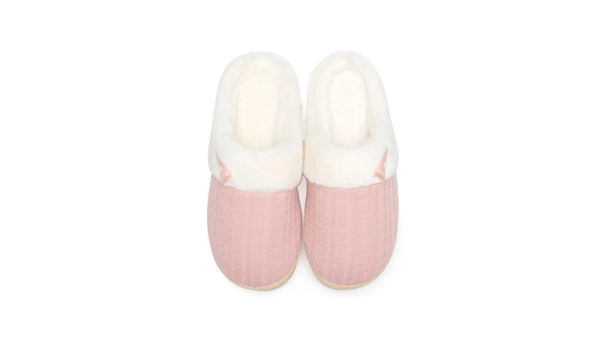 Amazon : Ninecifun Women's Slip On Fuzzy Slippers