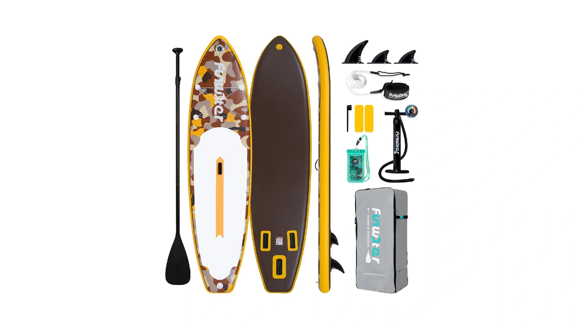 Funwater Sup Inflatable Stand Up Paddle Board Ultra-light Inflatable Paddleboard