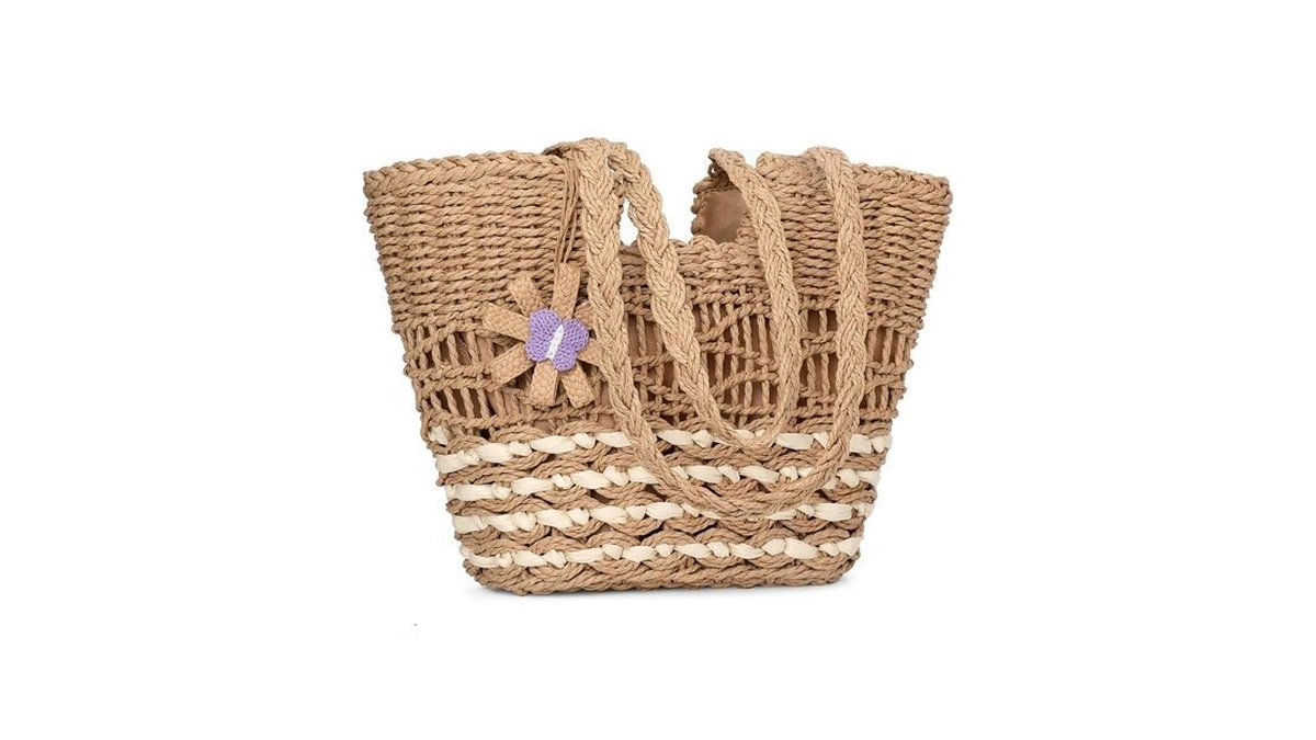 Trifabricy Straw Beach Bags