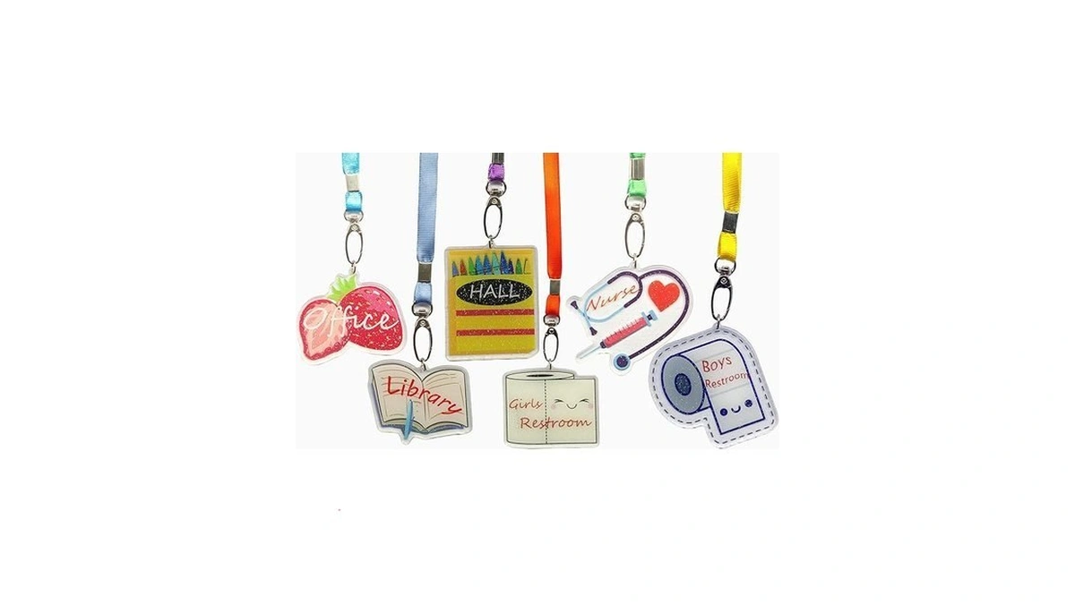 Acrylic Hall Pass First Day Of School Unbreakable School Passes