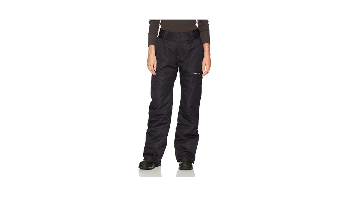 Arctix Women's Insulated Snow Pants, Black, Large Tall