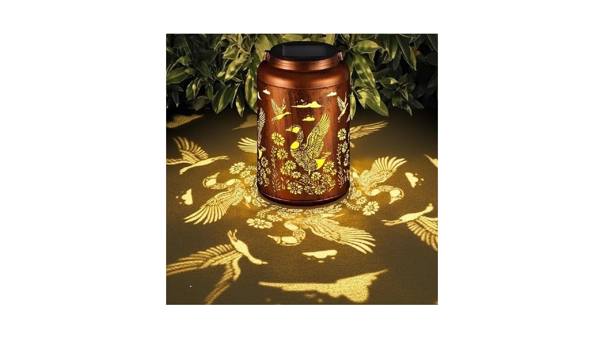Solar Lanterns Outdoor Waterproof Garden Decor Birthday Gifts For Women