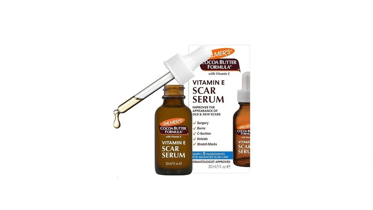 Palmer's Cocoa Butter Formula Scar Serum, Skin Brightening Oil For