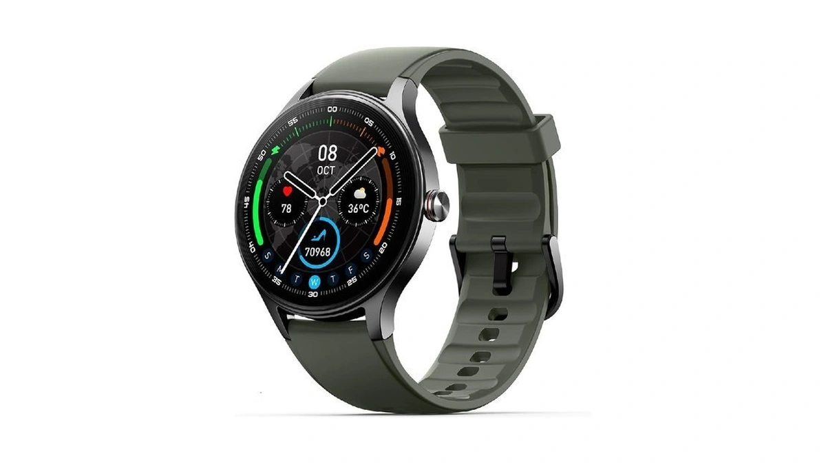 Woneligo Smart Watch,1.57inch Amoled Touchscreen Fitness Watch For Iphone &