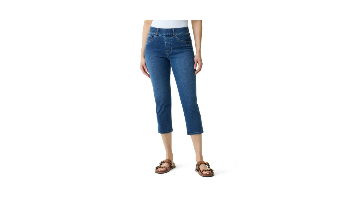 Gloria Vanderbilt Women's Shape Effect Pull On High Rise Straight