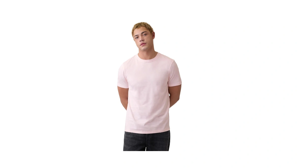 Gap Men's Everyday Soft Crewneck T-shirt Tee, Cherry Blossom, Medium