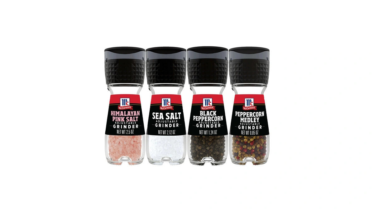 Mccormick Grinder Essentials Variety Pack, Non Gmo, Varieties Include Black