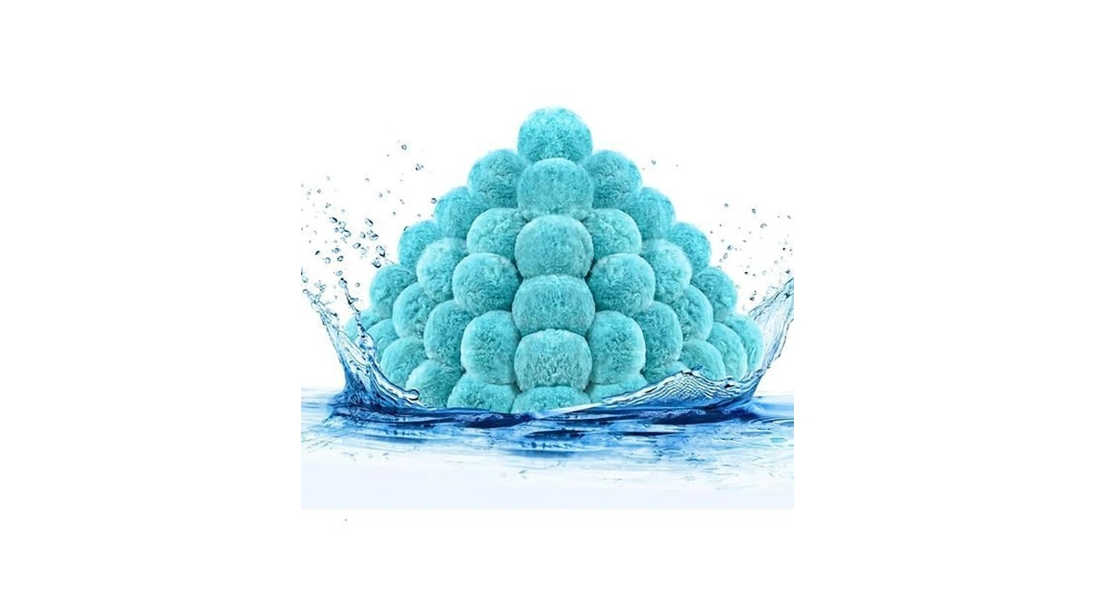 Mjz Pool Filter Balls For Sand Filter, 4.4 Lbs Reusable