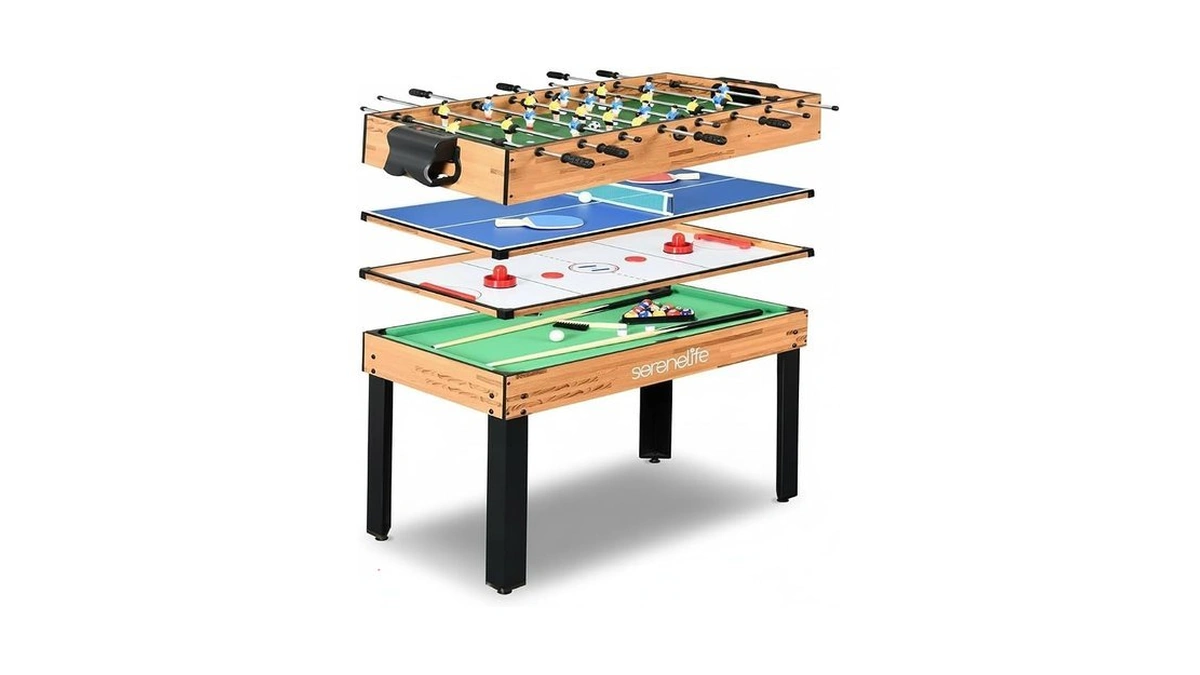 Amazon : Serenelife Multi Game Table, 48” Sports
