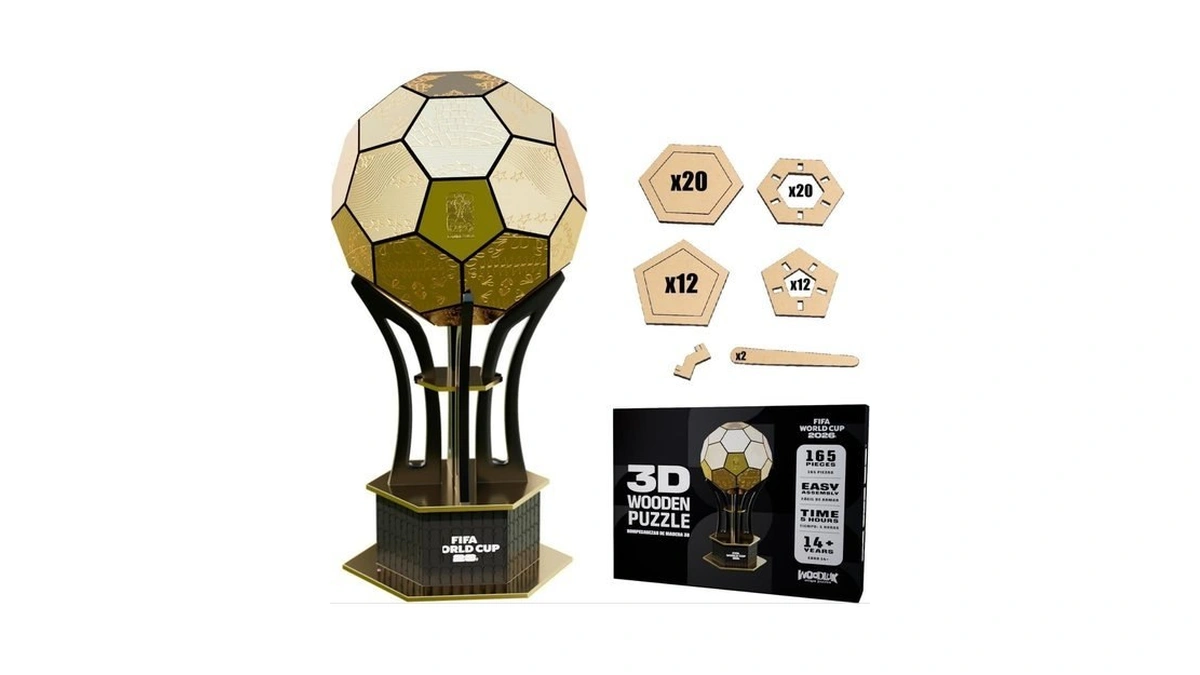 Official Fifa World Cup 2026 Trophy Building Set - 3d