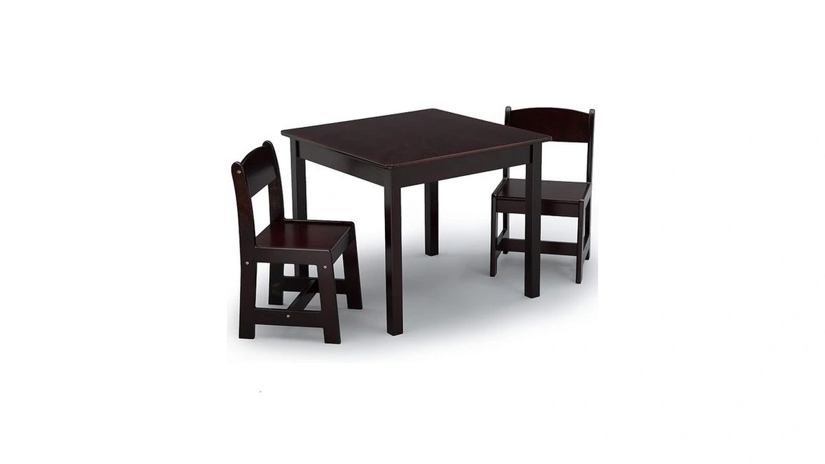Delta Children Mysize Kids Wood Table And Chair Set (2