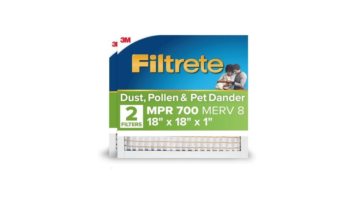 Filtrete 18x18x1 Ac Furnace Air Filter, Mpr 700, Merv 8,