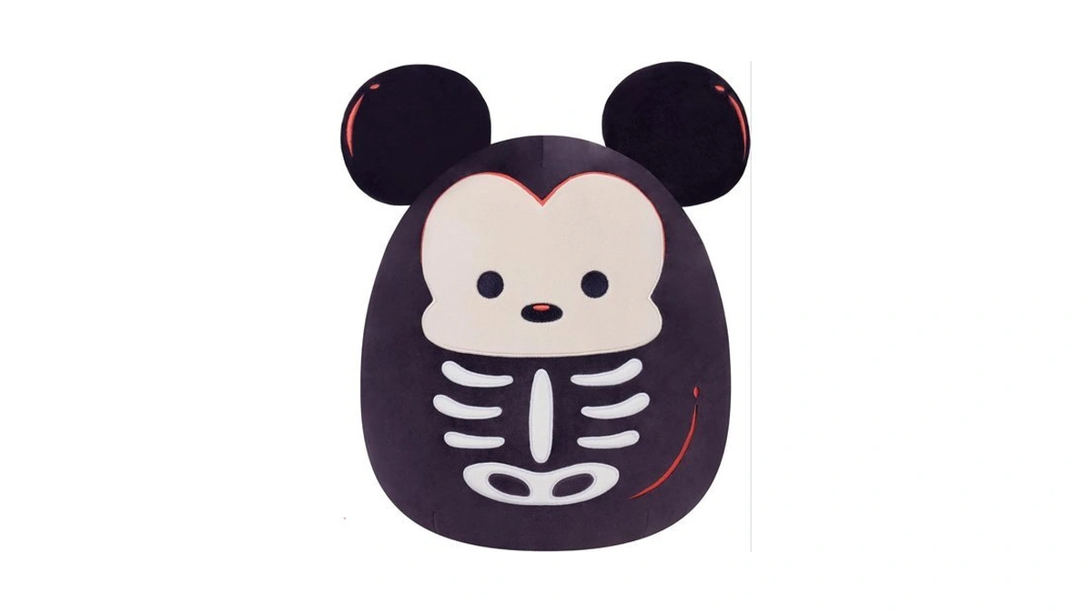 Squishmallows Original 12in Disney Skeleton Mickey Mouse – Official Jazwares