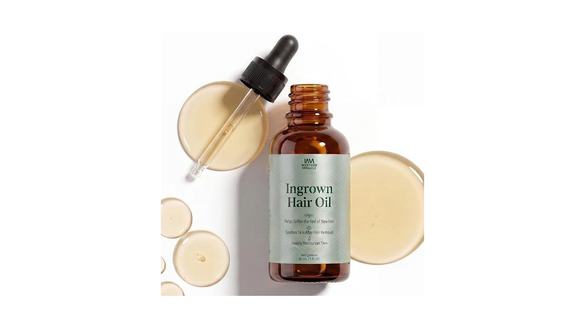 Ingrown Hair Treatment Oil For Women & Men, Soothes Razor