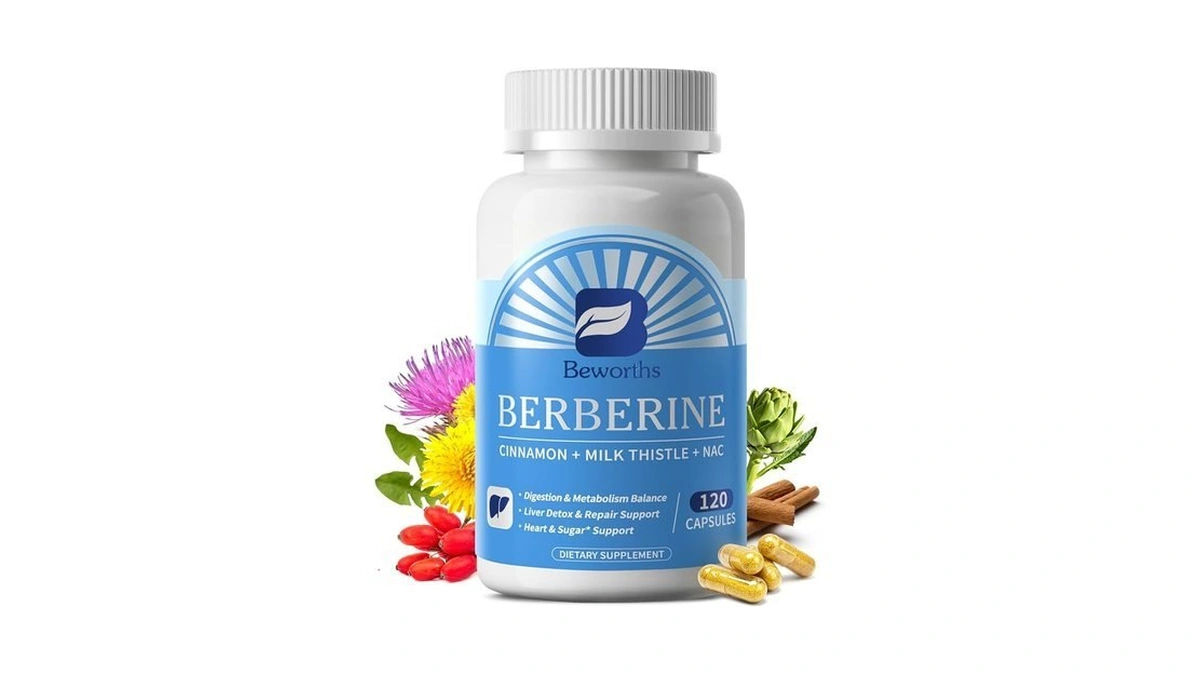 B Beworths Berberine Hcl Supplement - Berberine With Ceylon Cinnamon,