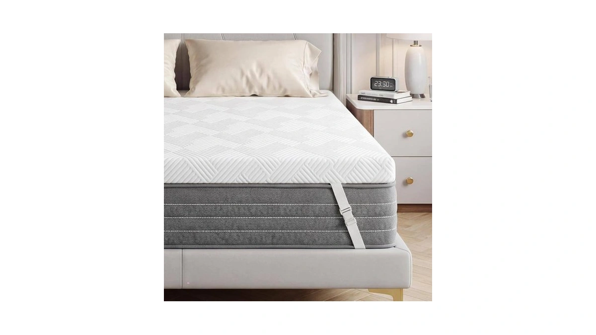 Vipbear 3 Inch Queen Mattress Topper, High-density & Cooling Gel