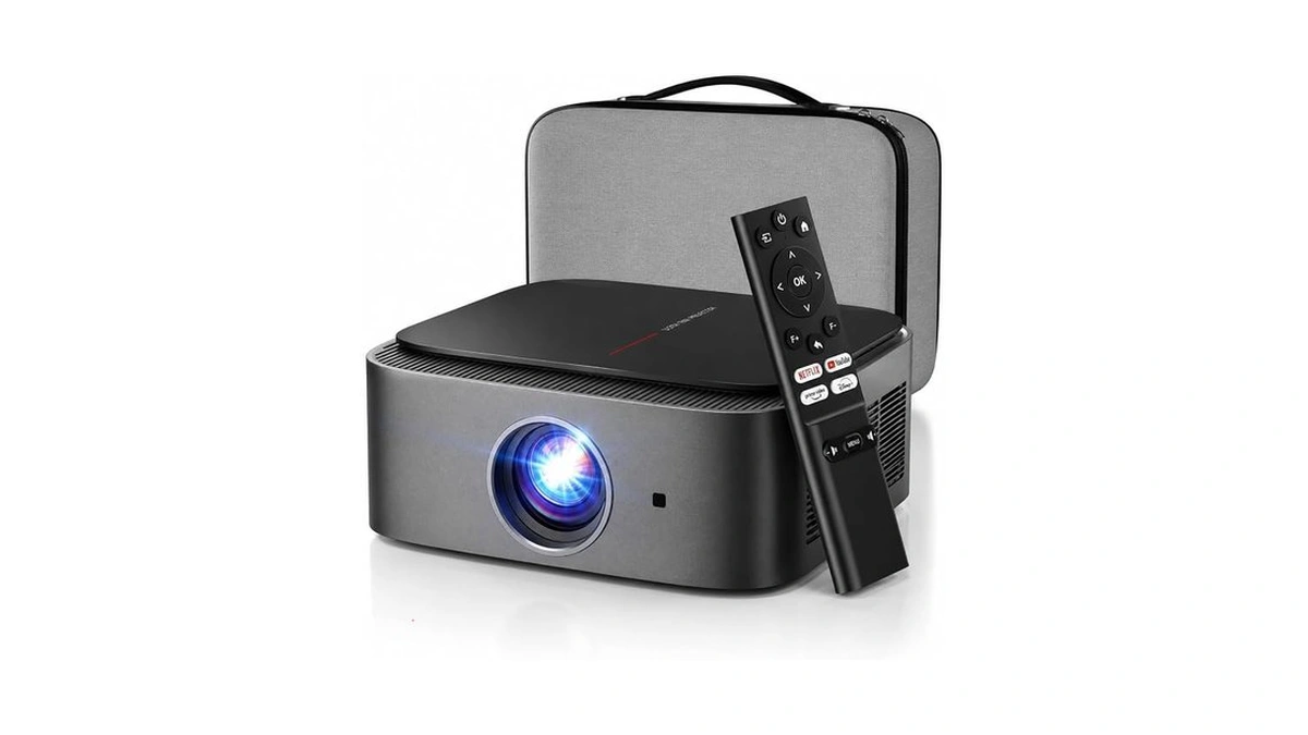 Dbpower Smart Projector Netflix Ready, Native 1080p Projector With Wifi