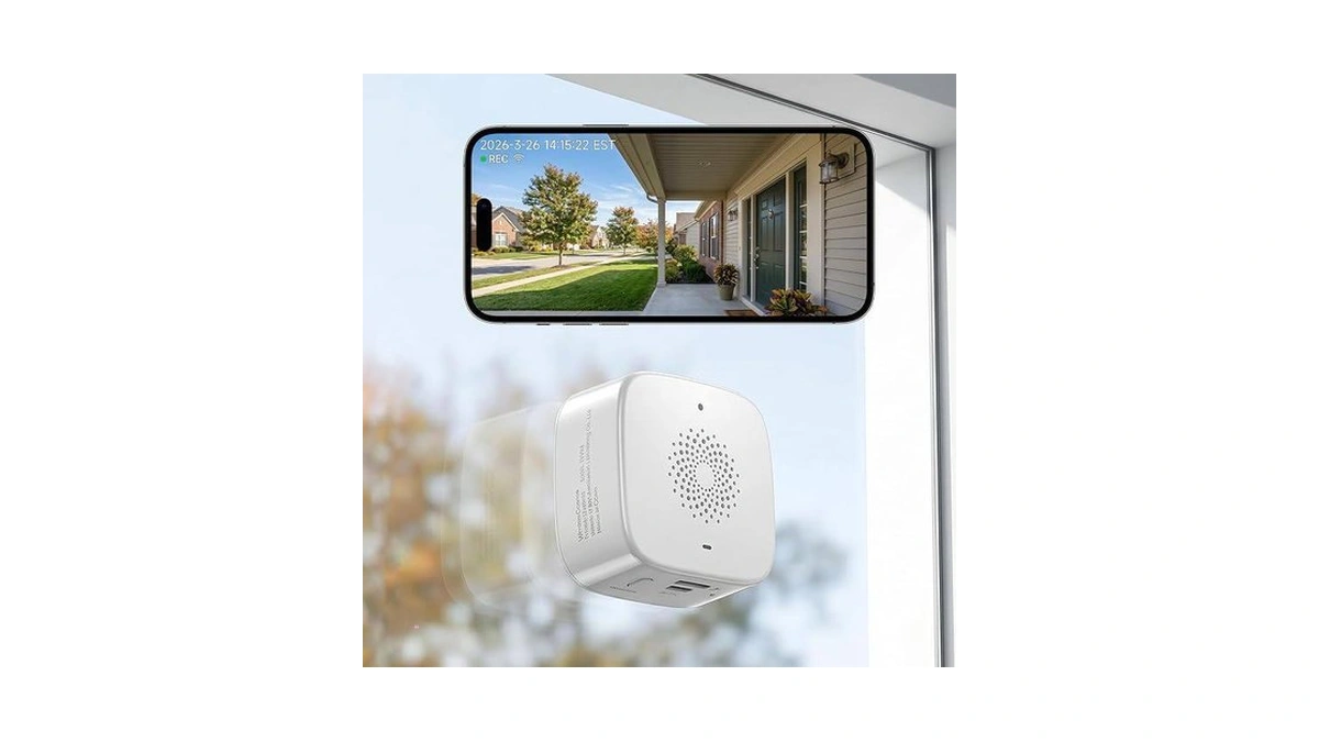 Soiadv 2.5k Window Camera Wireless,no-drill Install,2.4ghz & 5ghz Wifi Indoor