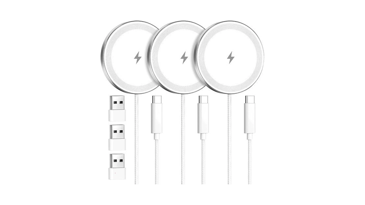 15w Fast Magnetic Wireless Charging Pad Suitable For Travel Home
