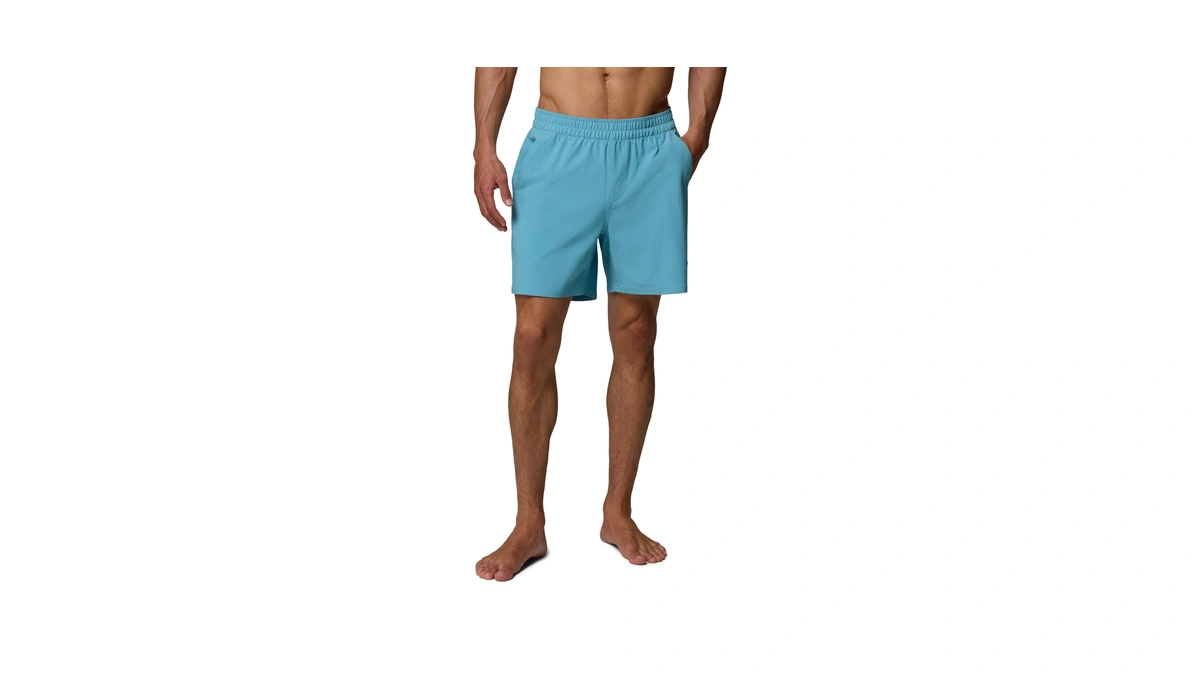Columbia Men's Pfg Terminal Roamer Stretch Short, Vintage Blue, Small