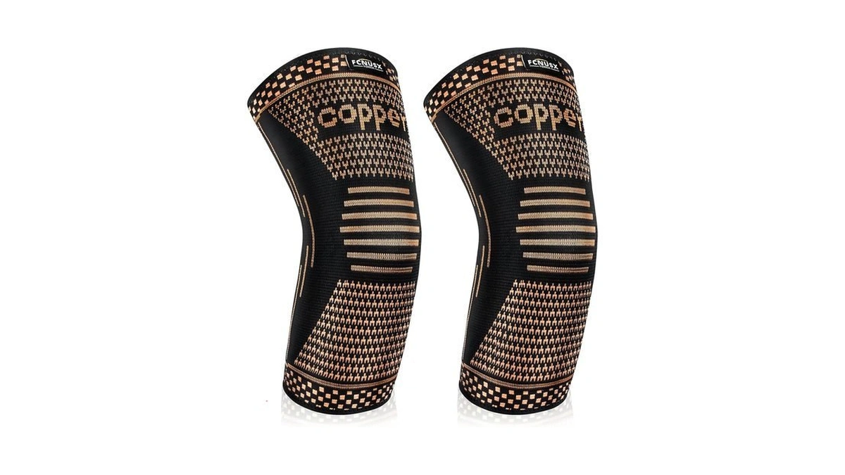 Fcnusx Copper Elbow Brace Compression Sleeves For Pain Relief Men