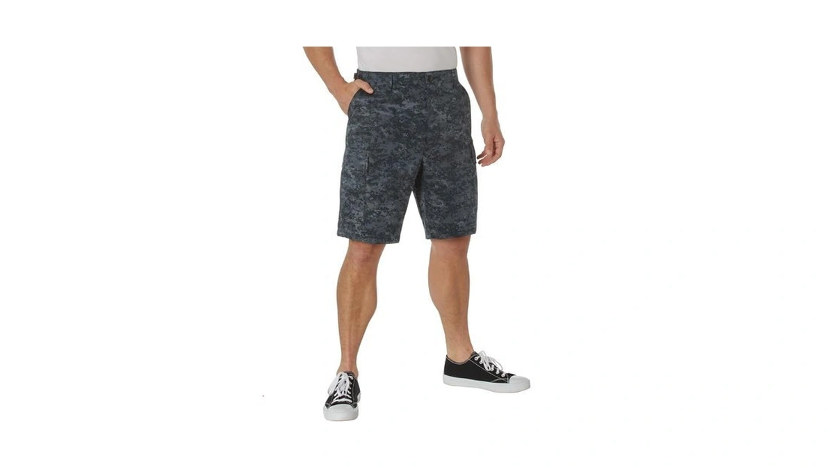 Rothco Tactical Bdu Cargo Shorts, Midnight Digital Camo, M