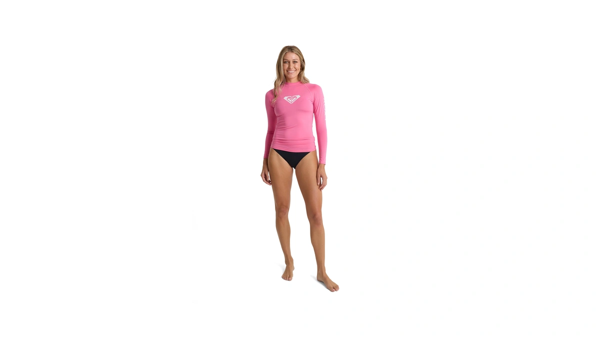 Roxy Women's Long Sleeve Compression Fit Rashguard, Upf 50+, Quick