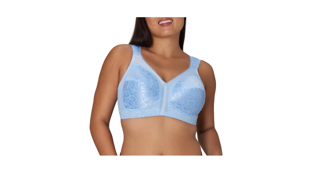Playtex Womens 18 Hour Comfort-strap Wireless Bra, Full-coverage With 4-way